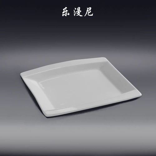 乐漫尼 -Пеологический перекрестный корабль Plate-Pure Белая керамическая стейк западная столовая инопланетянин Quartang