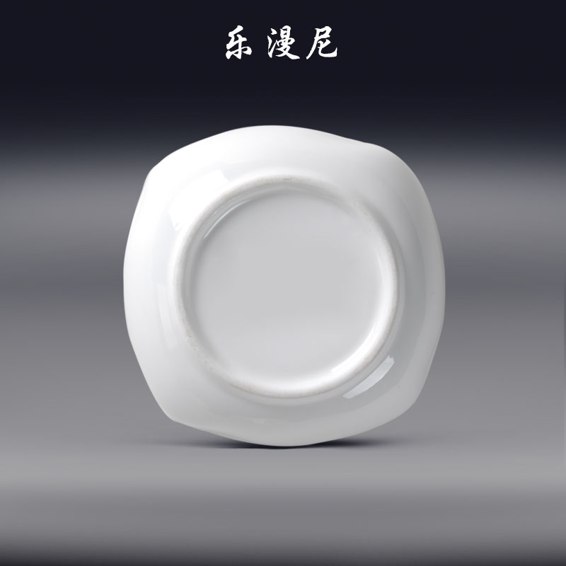 Le flood, wind turbines flavour dish - hotel tableware special hotpot sauce dab of pure white ceramic disc vinegar