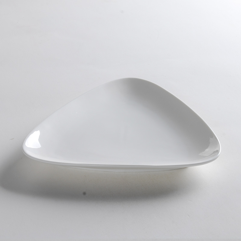 Le diffuse, new triangle pure white - hotel ceramic tableware sashimi self - service hot stir - frying, with plate of cold dishes