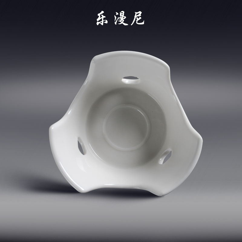 Le diffuse, three foot warmer - white candles ceramic hotel tableware/pan base alcohol furnace furnace stew