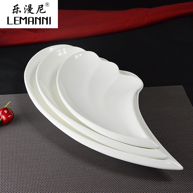 Le diffuse, - the torch disc - hotel hotel western - style food ceramic romantic special - shaped plate cold dish all the small plate