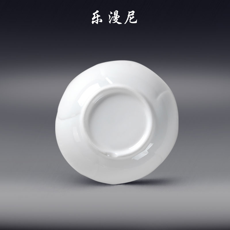 Le diffuse - cherry blossoms white ceramic bowl bowl soup bowl dish bowl porridge abnormity, lovely home hotel