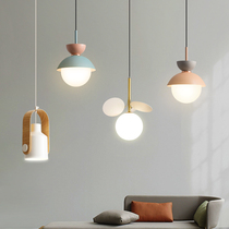 Headboard pendant light Long line extremely minimalist modern minimalist about 2021 new Japanese style net red Nordic Wind Decorative Hotel Master Bedroom