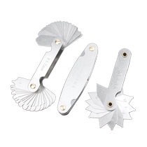 Stainless steel rgauge full range of high-precision radius gauge plate R angle gauge ruler arc rounded angle measuring tool Arc Ruler