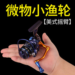 Mini Spinning Reel, Ultra-Small Fishing Reel, Shallow Spool, Lure Fishing Reel, Raft Fishing, Ice Fishing, Rock Fishing Reel, Fishing Reel
