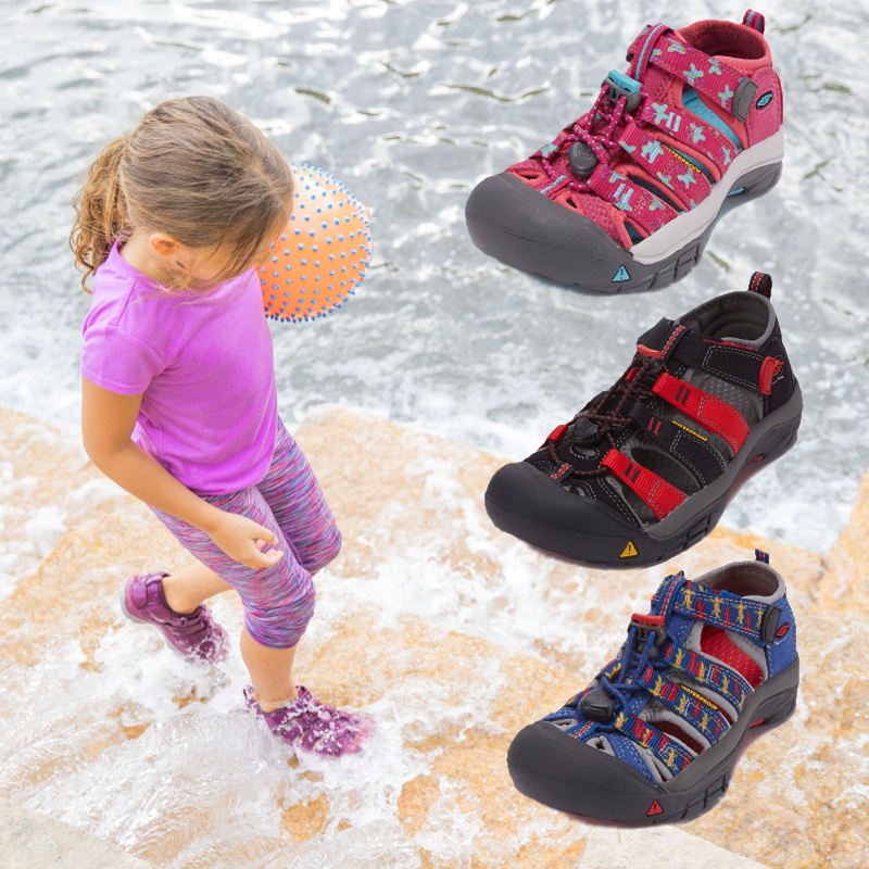KEEN Cohen Men's Girls Children's Baotou Outdoor Beach Shoe sandals SEACAMP II CNX Traceability Shoes Slip