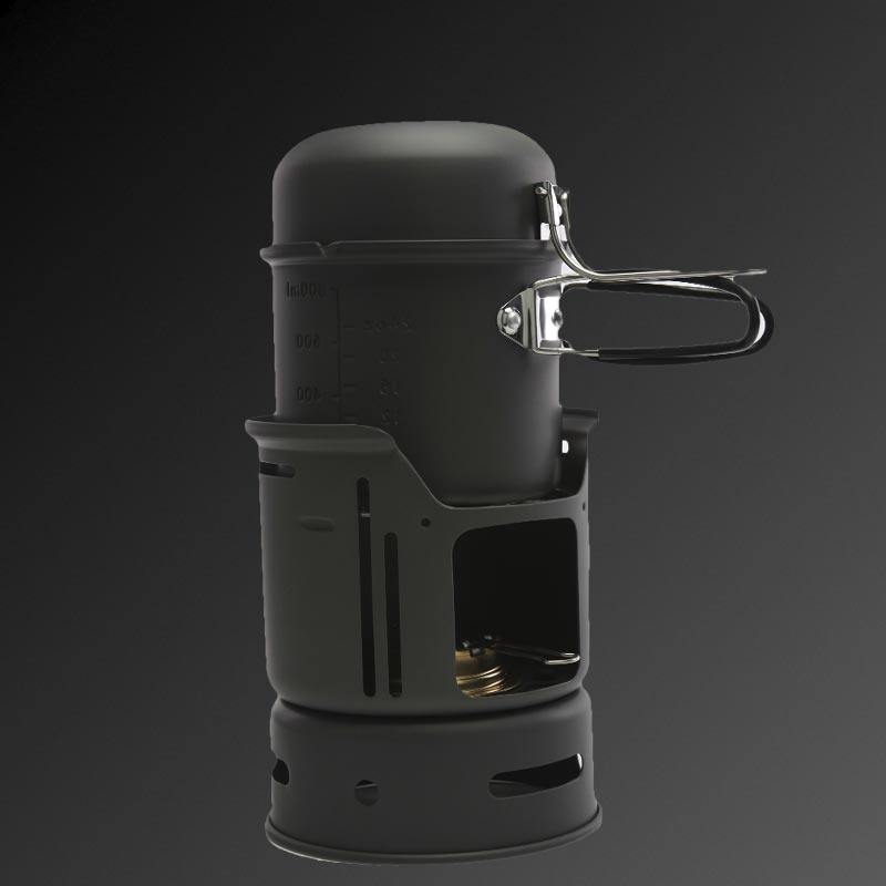 Love road customer Outer alcohol stove end cover pot portable 1-2 people windproof stove CW-C01 picnic bag cover single