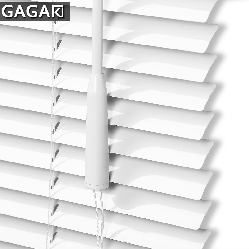 Aluminum alloy blinds Roller blinds Office bedroom shading Household kitchen powder room Hand pull up and down without punching