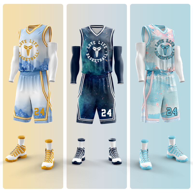 Basketball suit custom set men's plus-size tide competition team uniform training uniform basketball vest jersey set of team uniforms