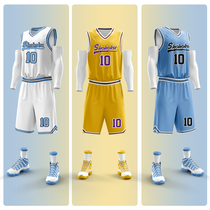 Basketball uniforms Summer men and children youth uniforms team competition training uniforms large-size corporate breathable uniforms