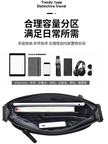 Сумка на одно плечо, рюкзак, мужская водонепроницаемая сумка, в корейском стиле