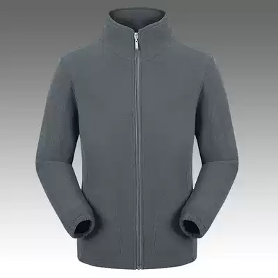 Outdoor fleece men Spring and Autumn fleece jacket men's autumn jacket sports cotton T casual jacket