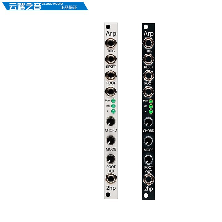 2hp ARP Gate-Driven Arpeggiator Pamtone synthesizer module