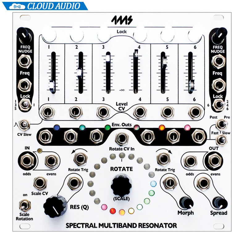 4MS Spectral Multiband Resonator Multi-functional Module Effector Synthesizer module