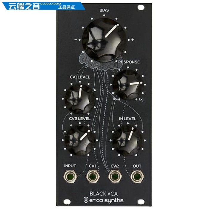 Erica Synths Mô-đun tổng hợp VCA Eurorack đen - Bộ tổng hợp điện tử đàn piano roland