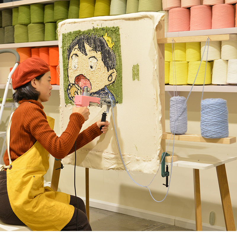 Fuck up the line tuftinggun frame tuft racks handmade rug frame tufting gun