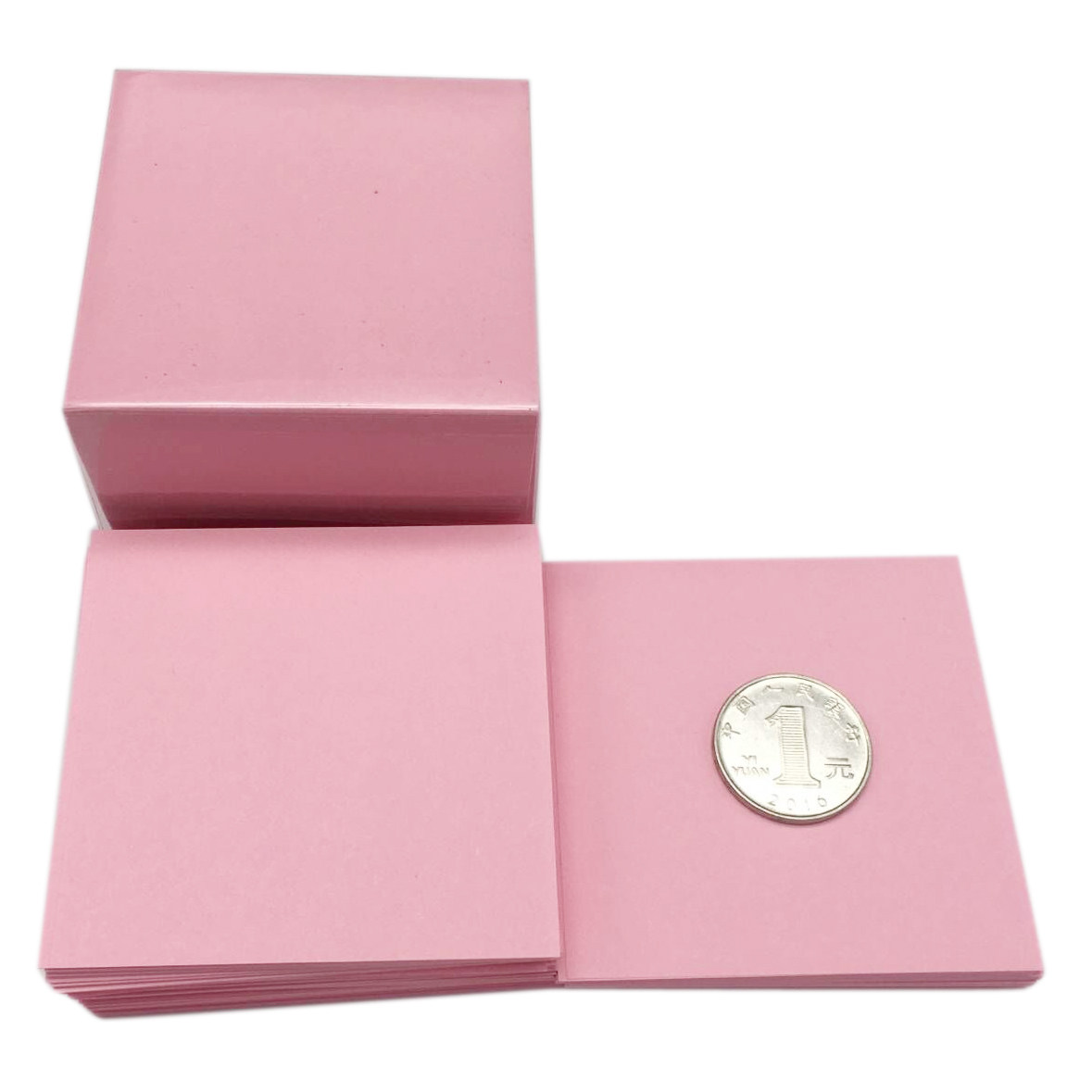 Square thousand paper crane origami 7 cm pink cherry blossom handmade paper love solid color folded paper children's handmade materials