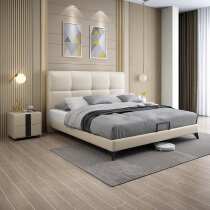 Tech Bunk Bed Nordic Cloth Art Bed Modern Extremely Minimalist Light Extravaganza 1 5 m Double available storage Small family type main sleeper Wedding bed