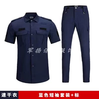 Синий комплект, короткий рукав