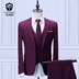 Bộ đồ vest nam ba mảnh chú rể phù rể Váy cưới phiên bản Hàn Quốc của bộ đồ tự kinh doanh phù hợp với bộ đồ nam đẹp trai - Suit phù hợp quần tây nam Suit phù hợp
