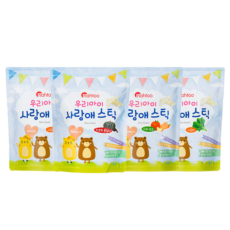 [USD 11.59] Korean Nadu Baby Tacos Baby Rice Cakes Baby Toothpicks No