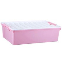 Love thick belt pulley bed bottom storage box bed bottom cabinet plastic under bed storage box large clothes finishing box