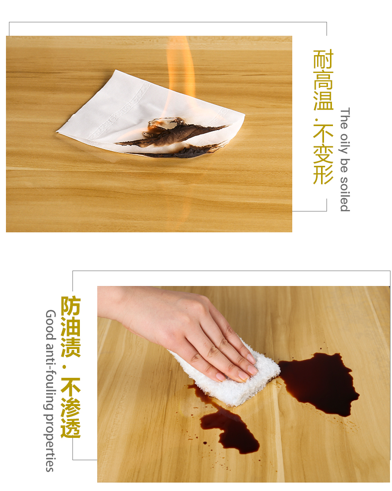 Nội thất phim trong suốt bảo vệ phim kính cường lực bàn cà phê gỗ rắn sơn bàn phim đá cẩm thạch TV tủ dán - TV tcl tivi