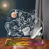 Его рука Le Rong Rong, печать с графитом