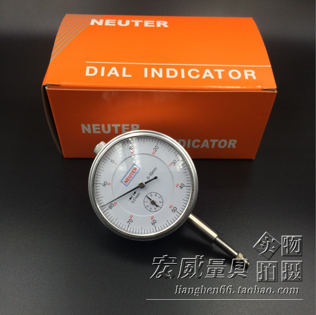 Export packaging neutral indicator dial indicator 0-10*0 01mm with ears factory direct sales nationwide