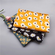 Small daisy handkerchief soft pure cotton suction sweaty handkerchief lady small handkerchief double water suction portable small square towels
