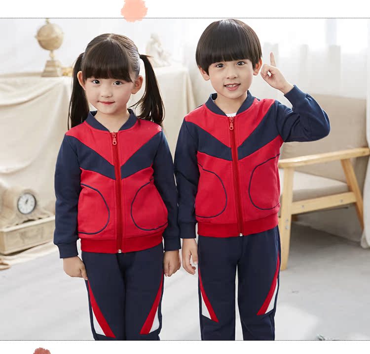 Quần áo sân vườn mẫu giáo mùa xuân và mùa thu đặt đồng phục thể thao trường tiểu học mùa xuân và mùa thu quần áo trẻ em lớp đồng phục giáo viên vườn đồ bộ bé gái
