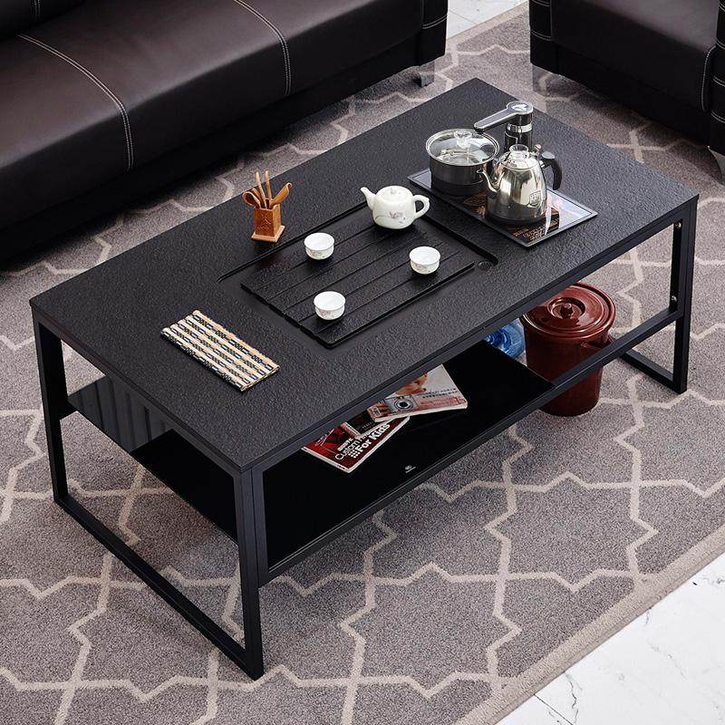 Kung Fu tea table fire stone coffee table simple modern tea table brewing tea reception desk office sofa matching coffee table