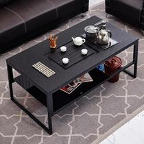 Kung Fu tea table fire stone tea table simple modern tea table tea reception table office sofa matching coffee table