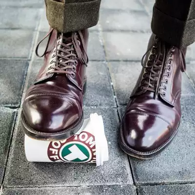 Play before you go Three-joint Goodyear retro handmade casual Martin boots men's tooling boots Leather boots