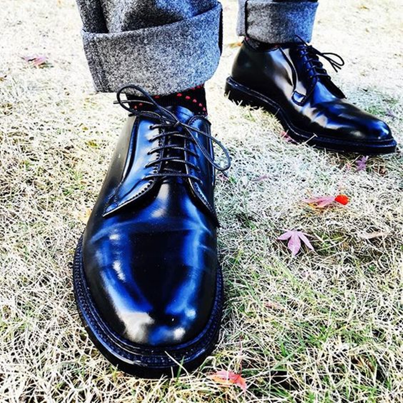 Play your son forward, Country Goodyear Derby Gentleman Business Casual Artisanal Leather Male Leather