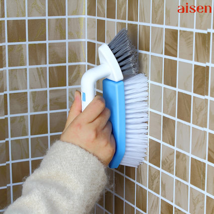 Japan Aisen Hard Hair Brush Ground Brush Bathroom Toilet Makeup Room Tile Clean Brushed Floor Brush Wall Corner Brush