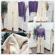 Free Shipping Autumn and Winter Fashionable and Comfortable Thickened Fleece Wide-Leg Pants 2808