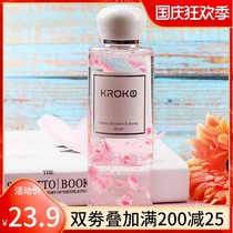 Thailand KROKO Cherry Blossom Shower Gel Lotion moisturizing whitening Lady long-lasting fragrance moisturizing body whitening