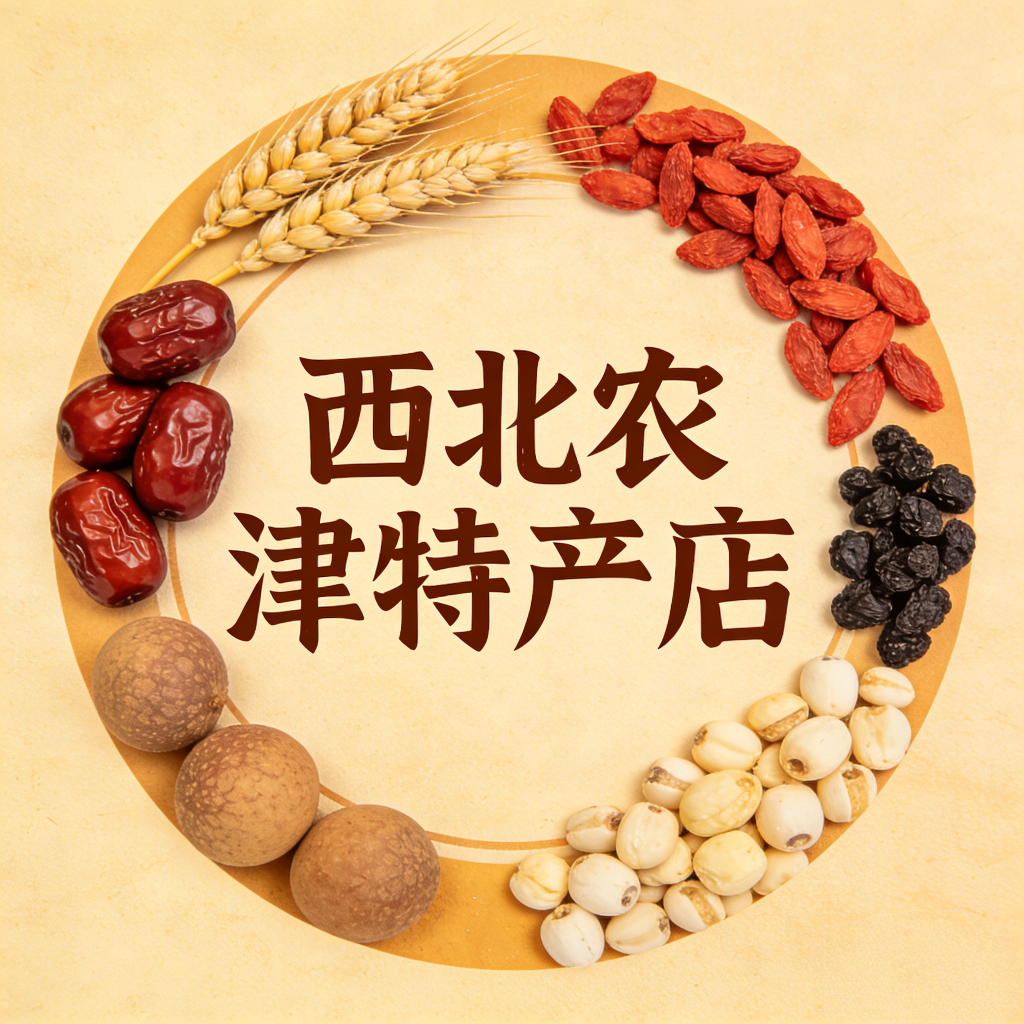 西北农津特产的LOGO