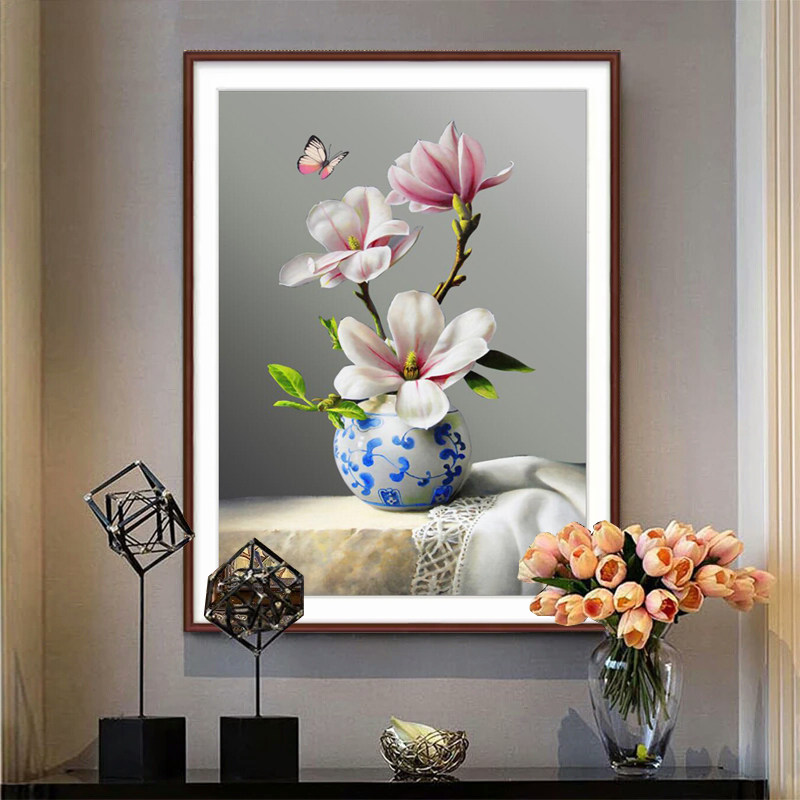 2020 cross stitch handmade new thread embroidery small living room self-embroidery small household bedroom simple modern 2021