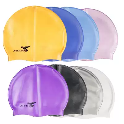 Professional monochrome silicone swimming cap solid color swimming cap