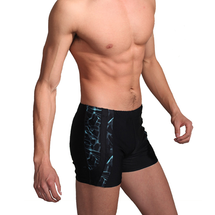 Men's conservative boxer swimming Trunks Swimming trunks with fat plus fat swimming trunks XXXXXL