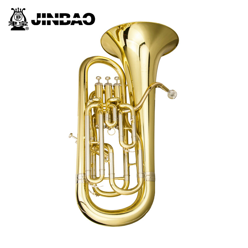 Jinbao JBEP-1150 upper bass three-key tuba B-tune brass band professionally playing SF