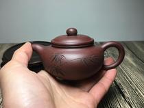 Lose clearance 58 Suns pottery Yixing purple clay pot self-produced and sold famous antique pot 110cc