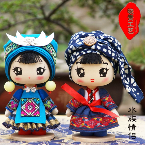 Деревянная этническая кукла, «сделай сам», 17см, подарок на день рождения