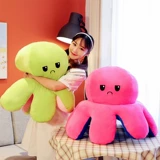 Двусторонная плюшевая игрушка, кукла на день Святого Валентина, осьминог, подарок на день рождения