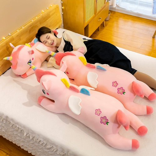 Милая подушка, плюшевая игрушка, тряпичная кукла для обнимания, единорог