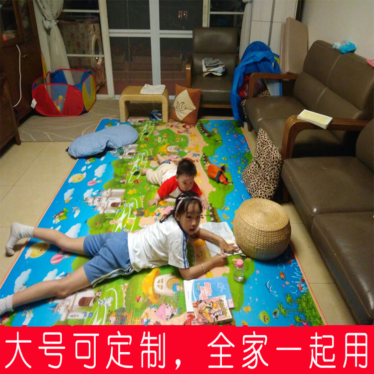 Mùa thu và mùa đông dày ghế trẻ em đệm trong một thảm baby baby bò mat thảm sàn nhà phòng khách chống niệu dày - Thảm sàn thảm lau chân