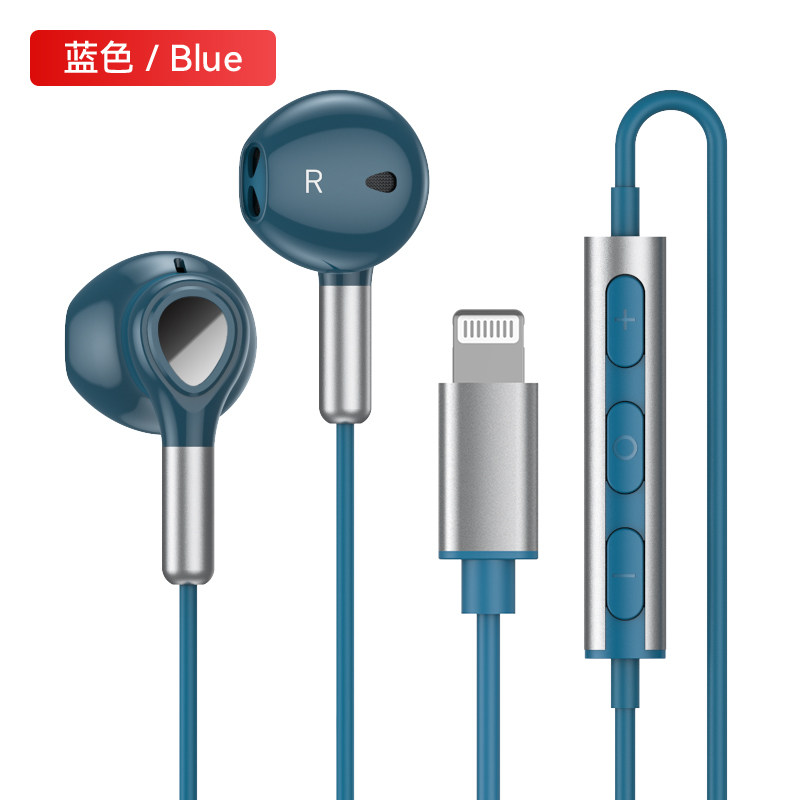 Simple Apple Headphones with Cable for iPhone 6-14, Support Dedicated Original Genuine Interface, Pink, Good-Looking for Girls