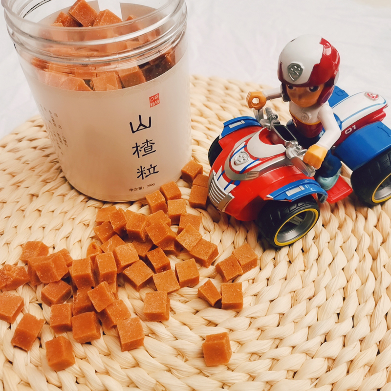 Hi dang dang hawthorn granules broken hawthorn strips canned no added handmade children's baby fruit snacks